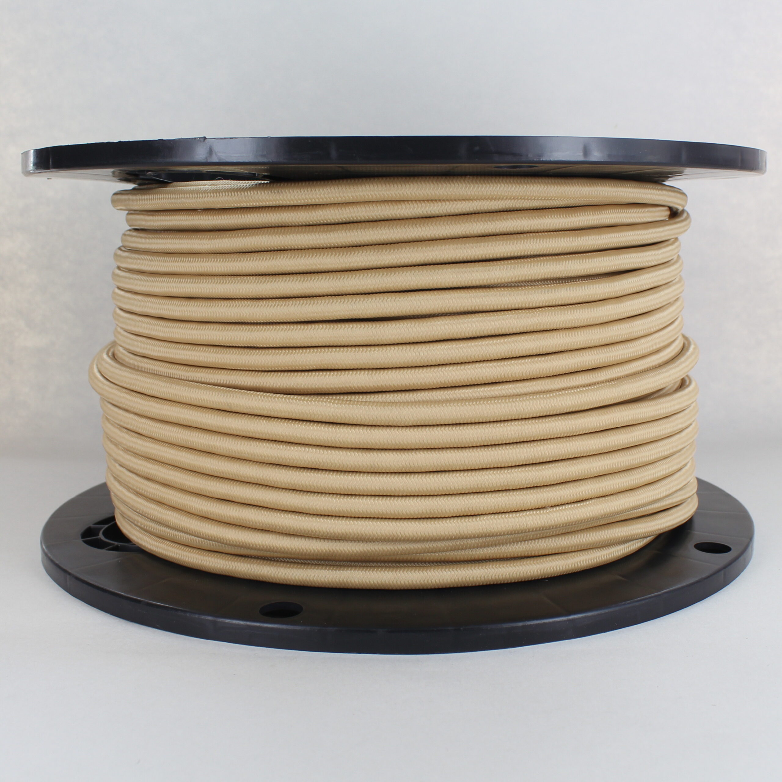 2 Conductor Silver Cloth Covered Lamp Cord | SVT-2 | 18 AWG